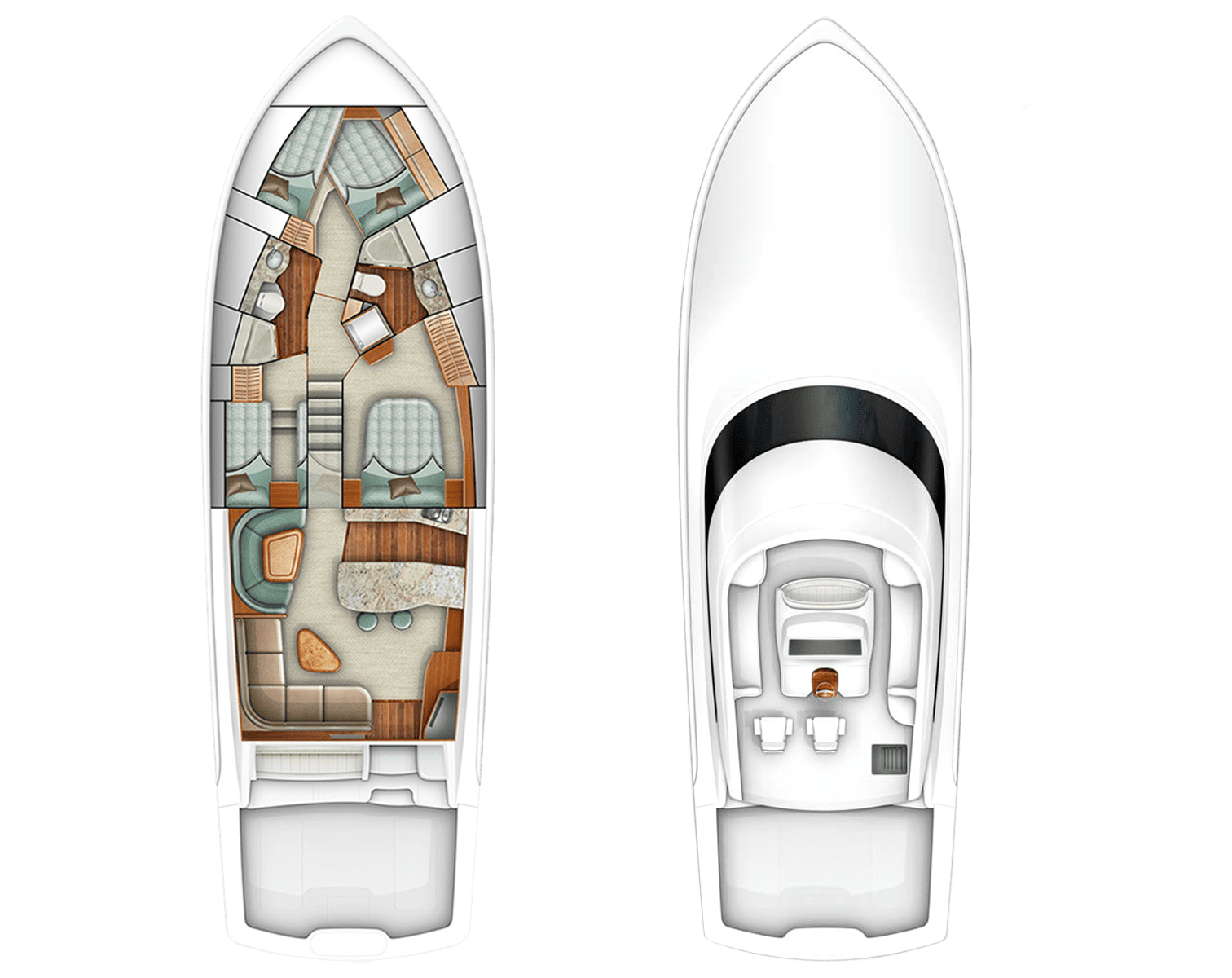 Up Above Adventures Yacht Floorplan